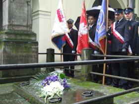 Wizyta przy grobie Stanisława Wysockiego