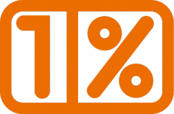 Logo 1 procent, duże Logo 1 procent, duże