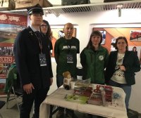 Noc Muzeów na Stacji Muzeum, stoisko Industrialne Łódzkie i PSMK