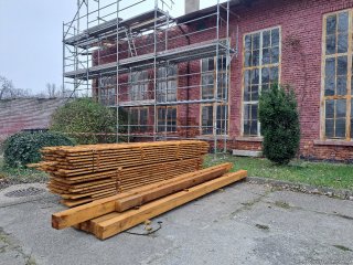 Remont dachu hali maszyn, etap 1