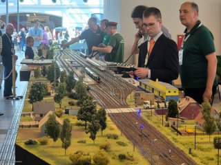 III Wystawa makiet kolejowych i Kolejowy Dzień Dziecka, Łódź Fabryczna