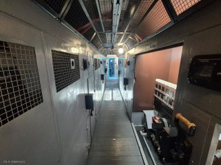 Wnętrze wagonu rozdzielni