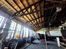 Remont dachu hali maszyn, wyremontowana połać, widok z wnętrza