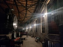 Oświetlenie głównego przejścia na hali wahclarzowej